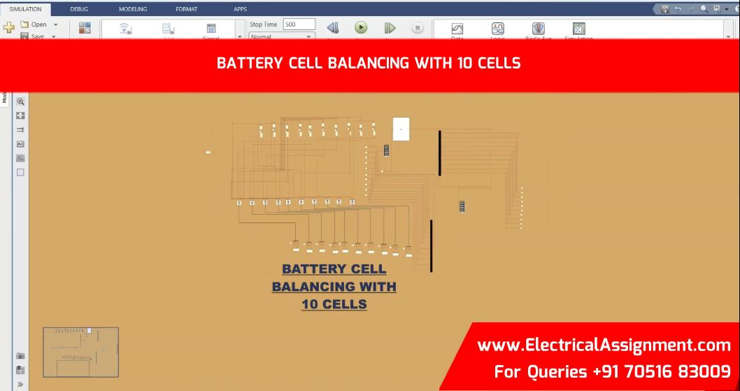 Battery Management System Cell Balancing with SOC Estimation MATLAB Simulink screenshot 11